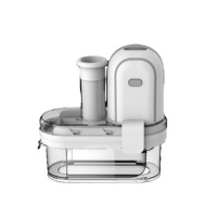 Mandoline Électrique Automatique Mains Libres pour Légumes, 7 en 1 Fonctions, Robot Culinaire Puissant 150W, Capacité 3L, Acier Inoxydable, Facile à Utiliser