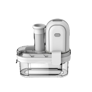 Affettatrice Elettrica Automatica per <span class=keywords><strong>Verdure</strong></span> Senza Mani, <span class=keywords><strong>Mandolina</strong></span> Multifunzione 7 in 1, Processore Alimentare Potente 150W, Capacità 3L, Acciaio Inossidabile - Product Image 1