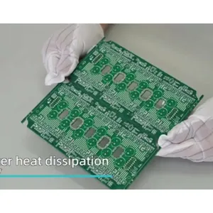 FR-4/High TGFR-4/Halogen Free Base Material 0.4mm-7.0mm Thickness Copper Motor Controllers PCBA