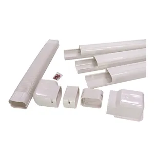 Mini Split System Pvc Air Conditioner Duct Line Cover Set for Minisplit