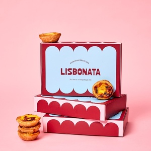 Cajas de Embalaje de Alimentos de Cartón Blanco Planas, Ecológicas y de Lujo Personalizadas para <span class=keywords><strong>Sushi</strong></span>, Donuts, Pasteles, Galletas, Tartas de Huevo - Product Image 1
