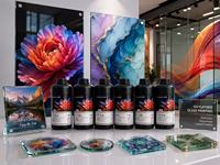 Tinta Printer UV Universal untuk Bahan Lunak dan Keras Kompatibel dengan Printhead Epson I3200 I1600 XP600 TX800