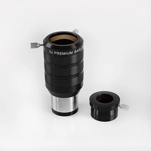 Oculaire Barlow en aluminium Angeleyes 1,25 pouces 5x, double élimination des différences de couleur, accessoires pour télescope astronomique - Product Image 3