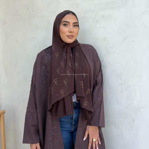 Jersey Premium con sciarpa in Jersey musulmana di diamanti in Jersey di cotone bandane etniche - Product Image 4