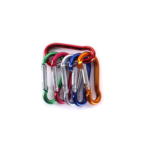Mousqueton de type D en alliage d'aluminium, forme de gourde, capacité de charge de 1,5 kg, pour la randonnée et les activités de plein air - Product Image 1