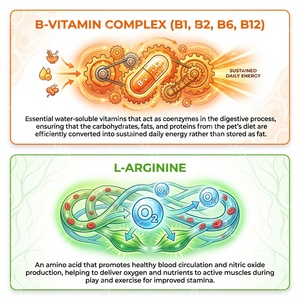 Comprimés de soutien métabolique pour animaux de compagnie de qualité supérieure, supplément de gestion du poids à base de L-Carnitine pour chiens et chats, OEM - Product Image 4