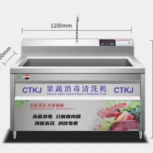 Fruit and vegetable fruit vortex bubble potatoes radish washing machine commercial ozone washing machine