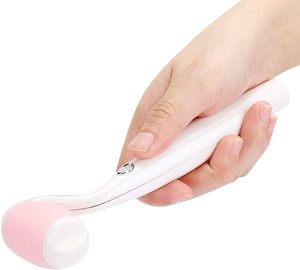 Rodillo eléctrico de masaje facial, herramienta de masaje adelgazante facial de mano, rodillo masajeador de eliminación de bolsa de ojos portátil para mujeres - Product Image 1