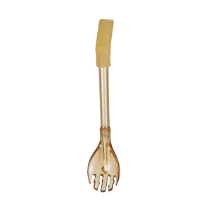Juego de tenedor y cuchara Tritan para bebé, utensilios de autoalimentación con mango largo para niños de 1 a 2 años, Material plástico seguro - Product Image 5