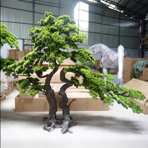 Chất Lượng Tốt Trong Nhà Podocarpus Cây Cảnh Đồ Trang Trí Sân Vườn Cây Thông Giả 2M Cao Sống Nhân Tạo Cây Thông - Product Image 1