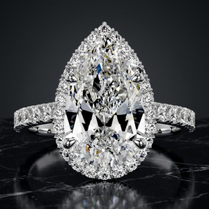 Anillo de Lujo Aivenchy para Mujer con Moissanita de Corte Radiante, Plata de Ley 925 con Baño de Rodio, Anillo de Boda - Product Image 2