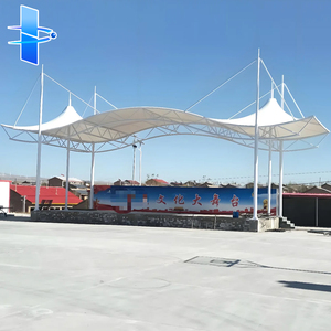 Auvent en membrane d'acier PVDF sur mesure avec un design moderne, anti-corrosion et respectueux de l'environnement pour les centres sportifs, les appartements et les <span class=keywords><strong>parcs</strong></span> - Product Image 4