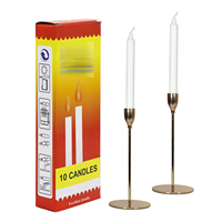 Bougie en cire de paraffine blanche sans fumée pour Noël, usage domestique, en boîte, service OEM/ODM, prix abordable