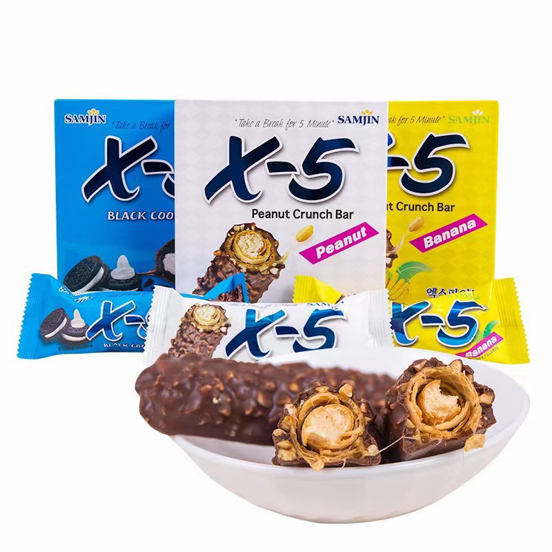 卸売韓国チョコレートバーX-5チョコレートエナジーバー36g