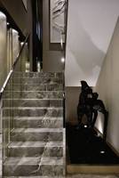 Escalier en colimaçon moderne de luxe en acier inoxydable, acier galvanisé, antidérapant, durable, écologique, pour usage intérieur, installation en kit