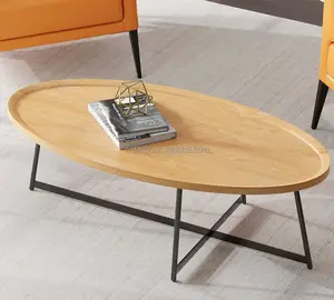 Tavolino da salotto in stile americano tavolino rotondo con gambe in ferro tavolini da caffè in ghisa