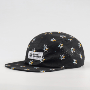 Gorra <span class=keywords><strong>de</strong></span> Correr <span class=keywords><strong>de</strong></span> 5 Paneles Personalizada al por Mayor, Gorra <span class=keywords><strong>de</strong></span> Campamento con Impresión Completa, Orificios Cortados con Láser, Visera Plana, Parche Bordado, Hebilla, Secado Rápido - Product Image 1