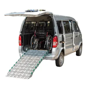 High Quality Portable Folding Wheelchair Ramps Foldable and Lightweight Used Motorcycle and Car Aluminum Ramps Motorcycle Ramps