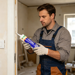 Scellant en silicone neutre résistant aux UV, imperméable, pour cuisine, salle <span class=keywords><strong>de</strong></span> bain, fenêtres et portes, mastic extérieur et intérieur résistant aux intempéries - Product Image 5