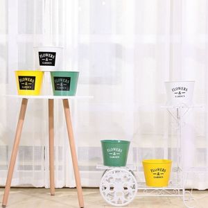 Pot de fleur moderne européen en métal artisanal Jardinière succulente Eden en fer fait à la main et enduit de poudre pour <span class=keywords><strong>le</strong></span> <span class=keywords><strong>jardin</strong></span> domestique - Product Image 4