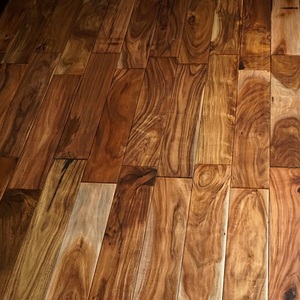 Parquet en bois d'acacia naturel raclé à la main, antidérapant, résistant à l'eau, installation par clips, pour chambre et salon - Product Image 1