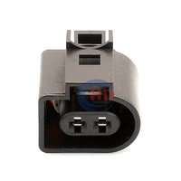 Système de connecteur femelle étanche Haidie 2 broches MCP noir, adapté aux connecteurs d'alimentation de capteurs 1-1355339-3