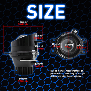 TAOCHIS 12V 27W 3.0 pouces Bi Led Projecteur Lentille Feux <span class=keywords><strong>antibrouillard</strong></span> LED 3000k 3800k 6000k pour Toyota CAMRY Lexus <span class=keywords><strong>Peugeot</strong></span> Suzuki CITROEN - Product Image 5