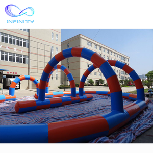 Piste de course <span class=keywords><strong>Mario</strong></span> Kart gonflable durable pour enfants <span class=keywords><strong>Karting</strong></span> en plein air - Product Image 4