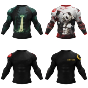 Camiseta <span class=keywords><strong>de</strong></span> Compresión <span class=keywords><strong>de</strong></span> Manga Larga para Hombre, Estilo Rashguard <span class=keywords><strong>de</strong></span> MMA Personalizado con Estampado por Sublimación, para Surf y Fútbol <span class=keywords><strong>Americano</strong></span> - Product Image 5