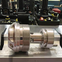 3816 Header T Hub Boulon Disque Double Couche M3 16mm Écrou En Acier Au Carbone 5 Axes CNC Boulons Usinés pour L'industrie Lourde Type Brochage