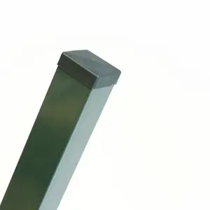 Avrupa popüler kare çit direği PVC kapak desteği çelik boru çerçeve eskrim sabitleme güçlü kolay hızlı kurulum inşaat