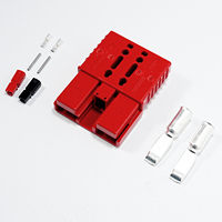 Connecteur de batterie pour chariot élévateur à 2 broches SRE160 SBE160A 320A, prise de charge multicolore avec contact auxiliaire, compatible avec Rema