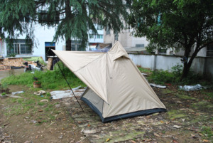 Carpa <span class=keywords><strong>tipi</strong></span> para 4 personas resistente al agua grande de color caqui, instalación instantánea de doble capa para acampar en familia, estilo <span class=keywords><strong>Tipi</strong></span> - Product Image 5