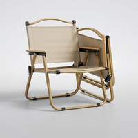 Chaise pliante ultralégère en acier titane, portable, pour le glamping, le camping en plein air, la plage, la pêche, le pique-nique