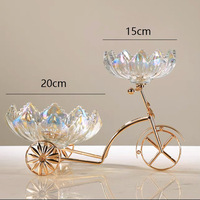 Assiette en verre de luxe personnalisable et gravée pour la maison, le bureau, la table basse, les bonbons, les arrangements décoratifs et les fêtes (usage unique)