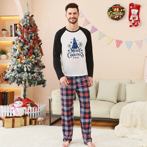 Nouveau design de pyjamas de Noël en bambou personnalisés pour la famille Ensemble de pyjamas d'hiver à manches longues décontractés pour femmes - Product Image 3