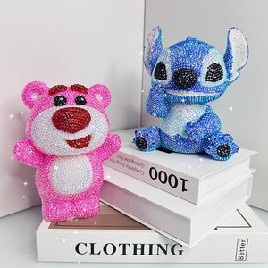 Kit de Hucha con Diamantes de Imitación, Diseño de Animal de Dibujos Animados, Material de Vinilo, Accesorios Completos para Actividades Infantiles e Interacción Padres-Hijos - Product Image 5