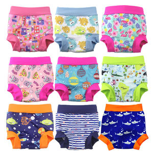 Babyhow microfibre mode impression formation pot pantalon imperméable élastique tronc maillot de bain pour bébé enfant en bas âge natation publique - Product Image 2