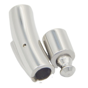 Bán Buôn Lỗ 2/3/4/5/6/7/8/10/12 Mm Thép Không Gỉ Snap Lưỡi Lê Đồ Trang Sức Clasp Cho Dây Da Tự Làm Đồ Trang Sức Phát Hiện - Product Image 4