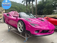 Jet ski à grande vitesse de style Ferrari à deux places avec coque en FRP pour les sports nautiques