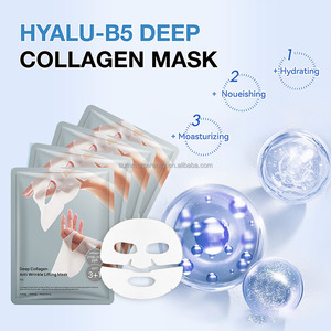 Real Deep Bio-Collagène Skincare Masque de nuit en feuille brillant Anti-rides Rajeunissement de la peau Soins du visage Masque <span class=keywords><strong>Gelly</strong></span> - Product Image 5