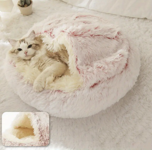 Cama para Perros y Gatos de Piel Sintética Rosa, Transpirable, Ortopédica, para Exteriores, Marca Privada - Product Image 2