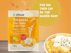 รสชีส กลุ่มแดซัง ราคาขายส่ง ขายดีที่สุด ขายส่ง โอ'ฟู้ด ต๊อกป๊อกกี้สำเร็จรูปสไตล์เกาหลี 140 กรัม/ถุง - Product Image 6