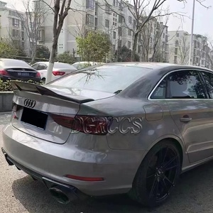 A3 S3 RS3 8V ชุดแต่งภายนอกรถยนต์หรูหรา รุ่น R คาร์บอนไฟเบอร์ สปอยเลอร์หลัง ปีกหลังคา ปี 2013-2020 - Product Image 6