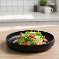 Assiette creuse ronde en céramique pour pâtes, spaghetti, soupes, salades et desserts – Vaisselle de restaurant