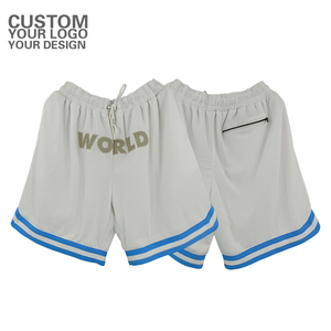 Pantalones cortos de malla para hombre con logotipo personalizado baloncesto playa entrenamiento pantalones cortos de malla atléticos playa correr para hombre - Product Image 1