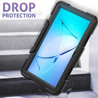 3 in 1 combo ağır defender kılıf için HuaWei MediaPad T3 10 inç dahili ekran koruyucu