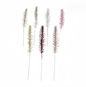 Decorazione della casa di natale piante artificiali oro foglia di plastica simulazione <span class=keywords><strong>foglie</strong></span> di pino in polvere dorata - Product Image 6