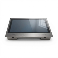 Ordinateur tout-en-un industriel avec écran tactile PCAP intégré en aluminium robuste de 15,6 pouces, IP65, avec haut-parleurs frontaux
