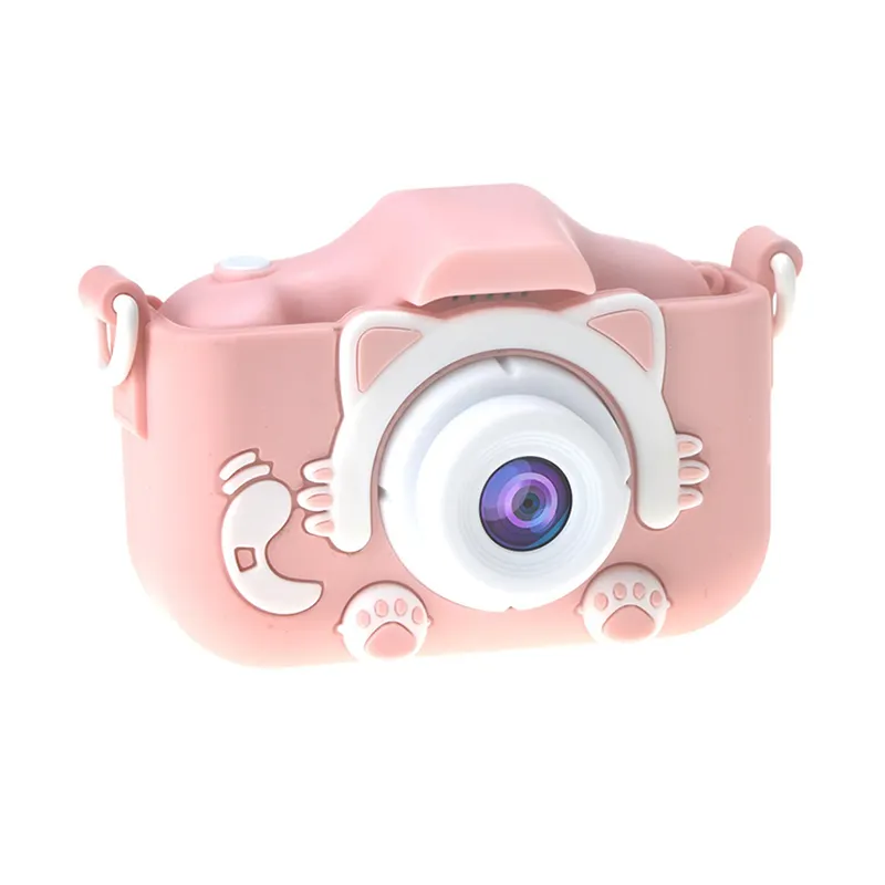 Mini Camera Kids Digitale Camera Dual Lens 1080P Resolutie Aangepaste Logo Kids Kerstmis Speelgoed Kinderen Camera